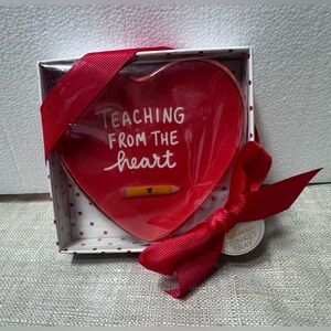 Heartfelt Teaching Trinket Tray - Red
